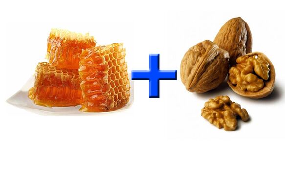Med in oreščki so zdrava živila, ki spodbujajo moško moč